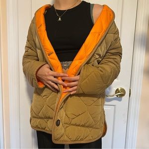 Zara Pleated Oversized Jacket